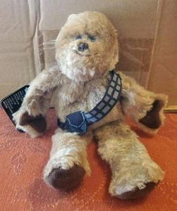 Star Wars Buddies Chewbacca Beanie 1997 Kenner peluche vintage nuovo con etichette - Foto 1 di 5