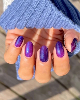 Color Street Nail Polish Strips POTION POP 2025 HALLOWEEN Purple Ombre Glitter - Image 1 of 3