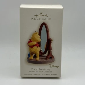 Hallmark 2008 Pooh "Pound Pondering" Andenken Ornament Disney - Bild 1 von 2