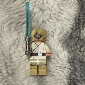Lego Star Wars Minifigure Luke Skywalker Tatooine, Visor Lightsaber 7965 (v2)!