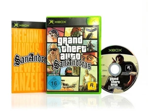 Xbox Spiel GRAND THEFT AUTO - San Andreas GTA Actionspiel Zustand: gut - Bild 1 von 4