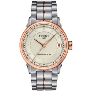 Reloj para mujer Tissot T-Classic Luxury Powermatic 80 esfera marfil - T0862072226101 - Imagen 1 de 1