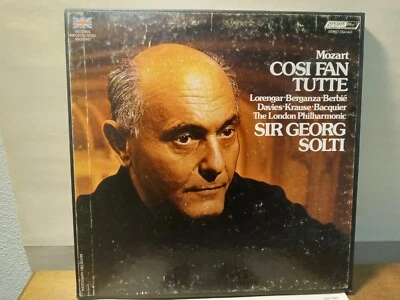 SIR GEORG SOLTI Mozart COSI FAN TUTTE, Box 4x LPs NM, London Stereo OSA-1442 - Image 1 of 4