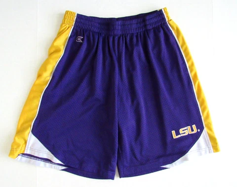 LSU Basketball Shorts Men's Size XL Colosseum Brand Purple Cover
