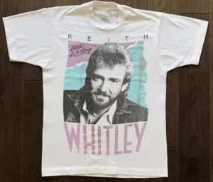 Vintage Country Music Keith Whitley T-Shirt White Unisex Size S-5XL - Picture 1 of 2