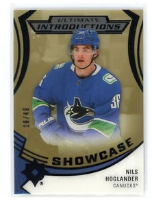 2020 Ultimate Collection Introductions Gold /49 Nils Hoglander #UI-93 Rookie RC - Picture 1 of 1