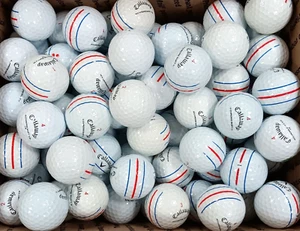 100 AAAA Near-MINT CALLAWAY TRIPLE TRACK Chrome Soft series •Great 4A Golf Balls - Picture 1 of 4
