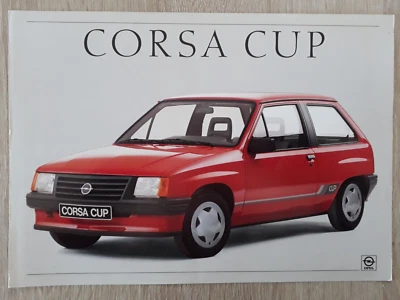 Opel Corsa Cup Special Edition Brochure / Leaflet 1987 - Vauxhall - Image 1 of 2