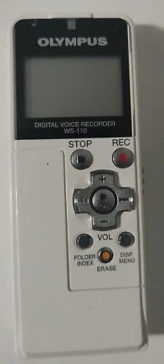 Olympus #WS-110 Handheld Digital Voice Recorder/Used/Tested-Works - Image 1 of 4