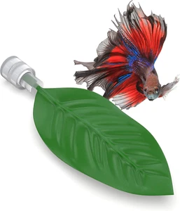 Magnetic Betta Leaf Hammock for Aquariums (Single Leaf) - Picture 1 of 12