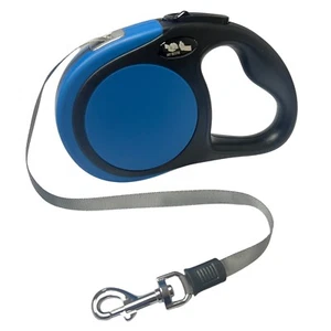 Retractable Dog Leash 5M/16FT (BLUE) Easy Single Lock/Release Button - Picture 1 of 6