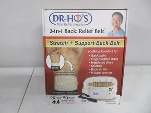 DR-HO'S 2-in-1 Lower Back Decompression Belt Package SIZE B NEW, box shopworn - Picture 1 of 7