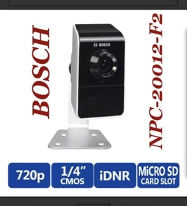 Bosch NPC-20012-F2 Security Color IP Camera W/720p 1MP PoE MicroSD card slot NEW - Picture 1 of 22
