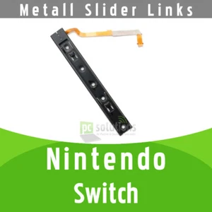 ✅ Nintendo Switch Linke Metall Schiene Slider Rail Links + Flex Kabel Joy-Con - Bild 1 von 1
