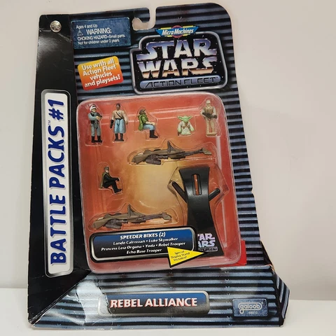 Micro Machines Star Wars Action Fleet Rebel Alliance Battle Packs 1 Speeder Bike Cover