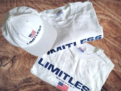 De colección Años 90 The Limited Limitless Yacht Newport Camisetas y Gorra de Béisbol Preppy Foto 1 de 4