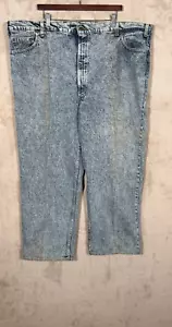 Vintage Levis 540 jeans Mens Size W50 L26 Acid Wash Made in USA - Picture 1 of 11