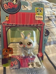 Littlest Pet Shop #3577 blauer Hase Kaninchen lila Augen NEU im Paket - Bild 1 von 2