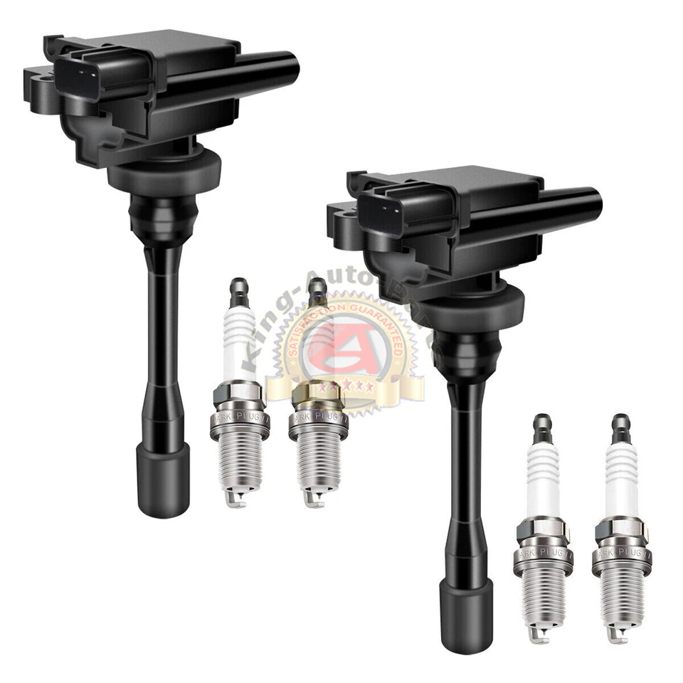 Ignition Coil Pack & Iridium Spark Plug For Mitsubishi Chrysler Sebring Galant Foto 1 de 4