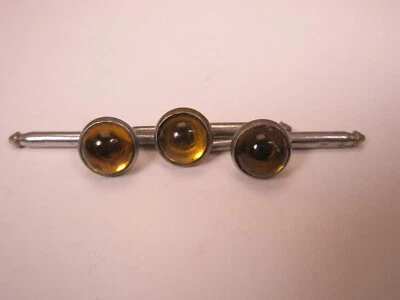 5/16" Cúpulas de Vidrio Ámbar Vintage Formal Esmoquin Camisa Baile de graduación Novio Juego de Tachuelas e07 Foto 1 de 4