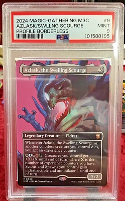PSA MINT 9 ~ MTG M3C ~ #9 AZLASK/SWILLING SCOURGE - PROFILE BORDERLESS - Image 1 of 4