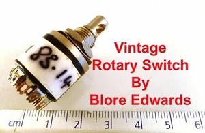 Blore Edwards Rotary Wafer Switch 4 polig 3 Positionen 2A No Stop MBL2-41X - Bild 1 von 5