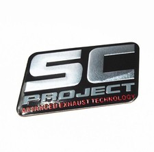 SC PROJECT Aluminium Exhaust Heat Proof Resistant Sticker Decal Motorcycle Bike
