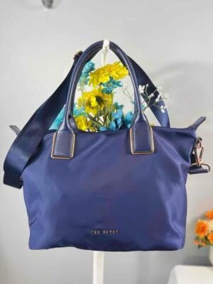 TED BAKER London Blue Nylon Shopper Tote Shoulder Bag - Image 1 of 4