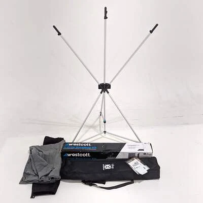 * CAJA ABIERTA EXCELENTE * Kit Westcott X-Drop (5 x 7', Gris Neutro) Foto 1 de 4