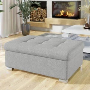 Polsterhocker Lincoln Groß Sitzhocker Hocker Sitzbank Elegante Stilvoller Pouf - Bild 1 von 138