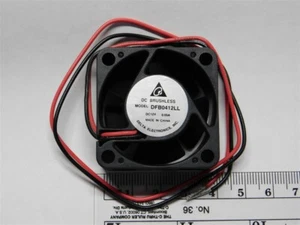 Delta Electronics DFB0412LL 12V .05A 40mm x 20mm High Speed Cooling Fan, 2-Wire - Picture 1 of 1