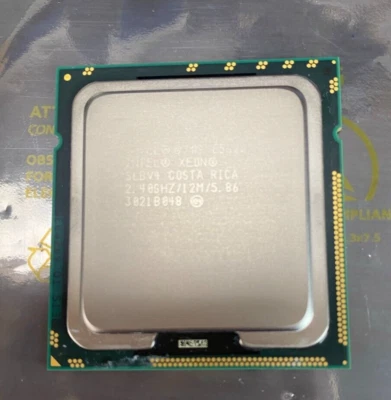 INTEL XEON SLBV4 Costa Rica CPU Processor - E5620 2.40GHZ/1.2M/5.86 3021B048 - Image 1 of 3