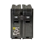Square D Double Pole Circuit Breaker 20 Amp Standard Trip Plug On Easy Install