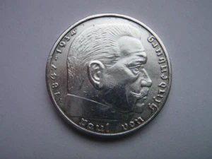 2 Reichsmark  Silbermünze 1939 A - Hindenburg -  - Bild 1 von 3