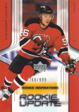 2003-04 Upper Deck Rookie Update Hockey #132 Aleksander Suglobov RC 760/999