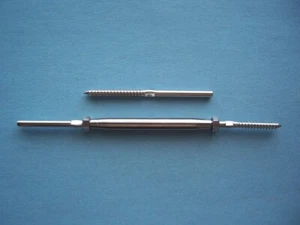 316 Stainless Steel Tensioner Set Cable Railing w/Lag Screw -1/8" Cable, 5 Sets - Picture 1 of 1