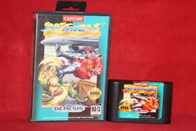 Street Fighter II 2 Special Champion Edition (Sega Genesis, 1993) Game + Case - Image 1 of 4