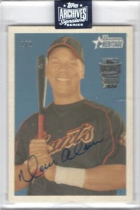 2020 Topps Archives Signature Series Moises Alou Bowman Heritage 1/1 Auto - Picture 1 of 2