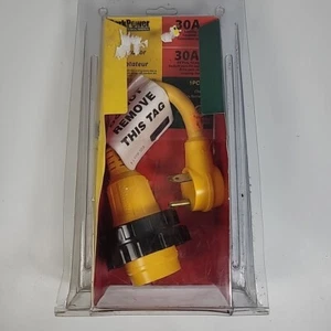 MARINCO 30 AMP MALE TO 30 AMP FEMALE RV LOCKING ADAPTER 1PCMRV - Picture 1 of 2