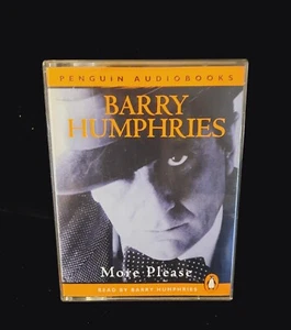 Barry Humphries 'More Please' Rare Find  Audio Book Cassette (1993) - Picture 1 of 3