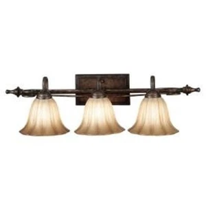 Kenroy Home 10543BB Wallis 28" 3 Light Vanity Light Burnished Bronze - Picture 1 of 2
