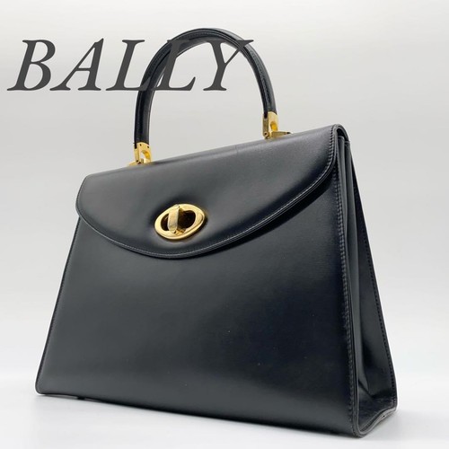 SAINT LAURENT (YSL) Borsa Bally in buone condizioni formale Turnlock oro ferramenta nera