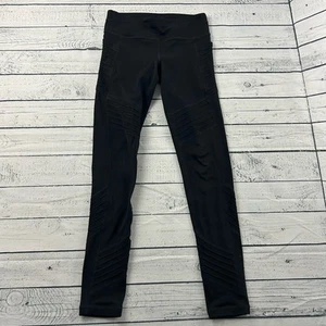 Athleta Girl Moto-Vation Tight Girl's Large 12 Black - Picture 1 of 5