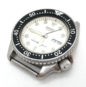 [w2223] SEIKO 6458-600B DIVER 150m White dial New battery Quartz VG/EX - Picture 1 of 17