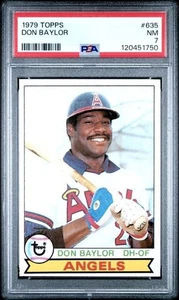 Topps #635 1979 - Don Baylor - PSA 7 ¡Casi como nuevo!! - Imagen 1 de 2
