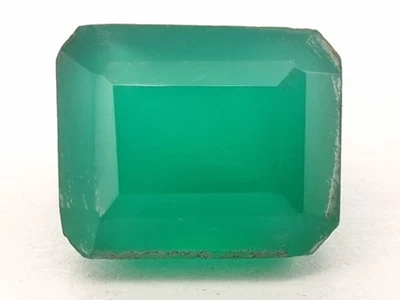 Natural EGL Certified 5.76 Ct Emerald Cut Onyx Loose Gemstone Foto 1 de 4