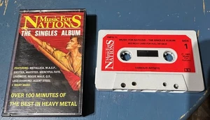 Music for Nations The Singles Album 1980s Metal Compilation Cassette Tested - Picture 1 of 3