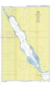 Admiralty 4704 Red Sea Map Chart Maritime Nautical Genius Wall Paper Chart - Picture 1 of 7