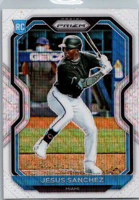 2021 Panini Prizm #148 Jesus Sanchez White Wave Prizm - Image 1 of 2