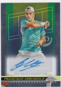 2024 Topps Chrome Auto Francisco Cerundolo #TCA-FCO Rookie Auto R/C - Picture 1 of 2